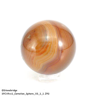 Carnelian Sphere Extra Small #1 - 1 1/2" from Stonebridge Imports