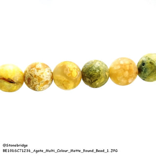 Multi-Colour Agate Bead Strand (Enhanced) from Stonebridge Imports