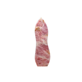 Rose Quartz Flame Sculpture on Stand U#1 - 77 lb - 38" tall    from Stonebridge Imports