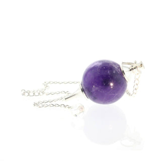 Amethyst Ball and Point Pendulum - 3 Pack from Stonebridge Imports