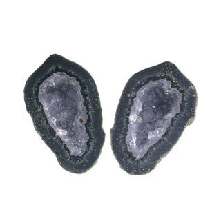 Agate Mini Geode Pair #1 - 10Mm to 15Mm    from Stonebridge Imports