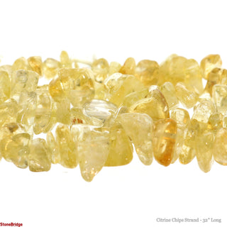 Citrine Chip Strands - 5mm to 8mm    from Stonebridge Imports