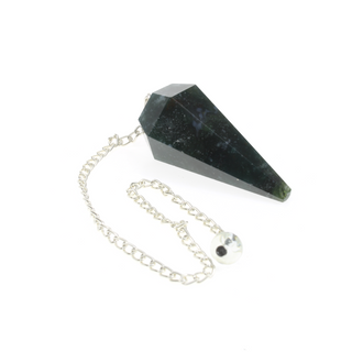 Bloodstone Pendulum 6 Facet & Bead - 3 Pack from Stonebridge Imports