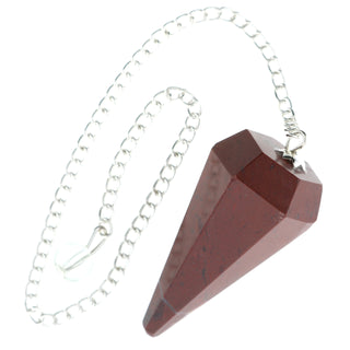 Red Jasper Pendulum 6 Facet & Bead - 3 Pack from Stonebridge Imports