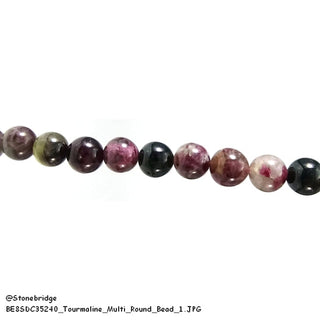 Multi-Colour Tourmaline Bead Strand from Stonebridge Imports