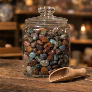 India Agate Tumbled Stones from Stonebridge Imports
