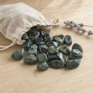 Kambaba Jasper Tumbled Stones from Stonebridge Imports