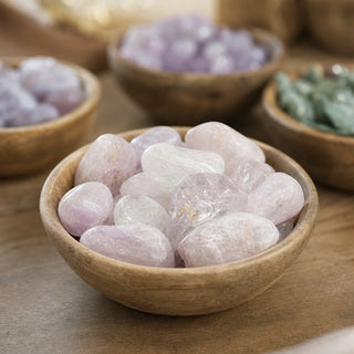 Kunzite Tumbled Stones from Stonebridge Imports
