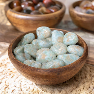 Larimar Tumbled Semi-Polished - Single #1 (6g to 20g, 1/4" to 1 1/2") from Stonebridge Imports