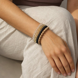 Lemon Quartz Round Bracelet - 8mm from Stonebridge Imports