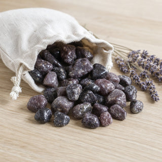 Lepidolite Semi-Polished Tumbled Stones from Stonebridge Imports