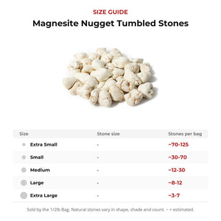 Magnesite Nugget Tumbled Stones from Stonebridge Imports