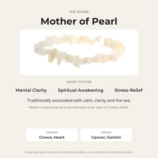 Mother of Pearl Chip Bracelet from Stonebridge Imports