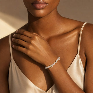 Mother of Pearl Chip Bracelet from Stonebridge Imports