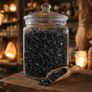 Black Obsidian Tumbled Stones from Stonebridge Imports