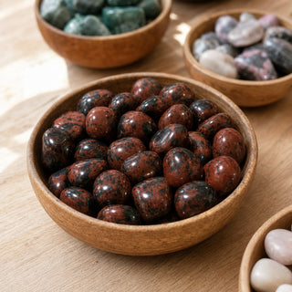 Obsidian Mahogany Tumbled Stones from Stonebridge Imports