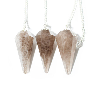 Smoky Quartz Pendulum 6 Facet & Bead - 3 Pack from Stonebridge Imports