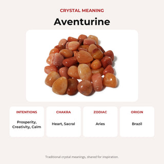 Peach Aventurine Tumbled Stones from Stonebridge Imports