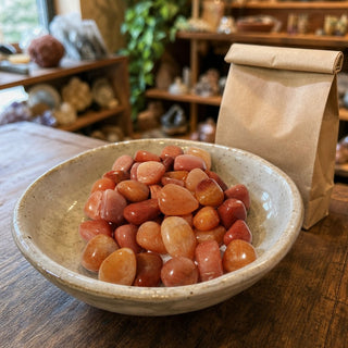 Peach Aventurine Tumbled Stones from Stonebridge Imports