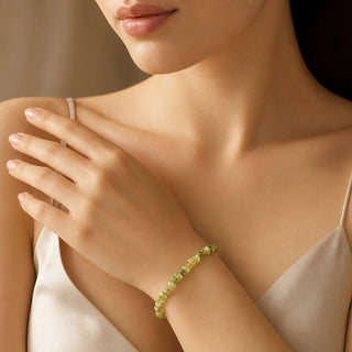 Peridot Chip Bracelet from Stonebridge Imports