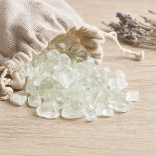 Prasiolite A Tumbled Stones - Semi-Polished from Stonebridge Imports