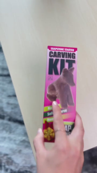 Beginner Animal Carving Kit - soapstone carving video