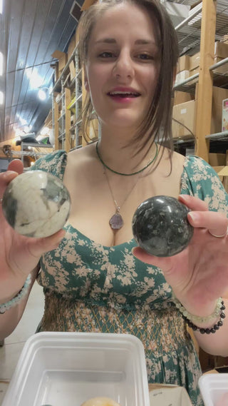 Labradorite, Quartz, Calcite Sphere OTT Bundle from Stonebridge Imports