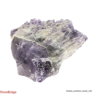 Amethyst Elestial Quartz Cluster U#20" - 7 3/4"    from Stonebridge Imports