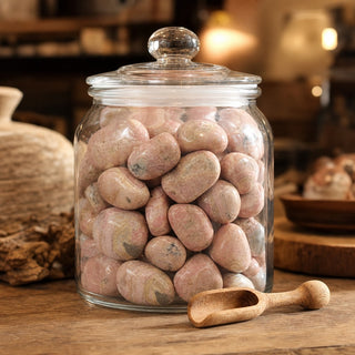 Rhodochrosite A Tumbled Stones from Stonebridge Imports