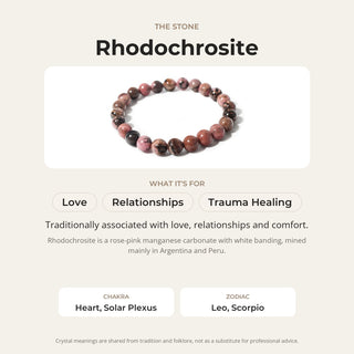 Rhodochrosite Bead Bracelet from Stonebridge Imports