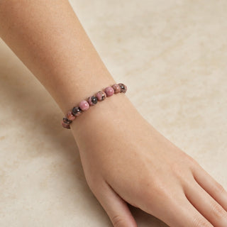 Rhodochrosite Bead Bracelet from Stonebridge Imports