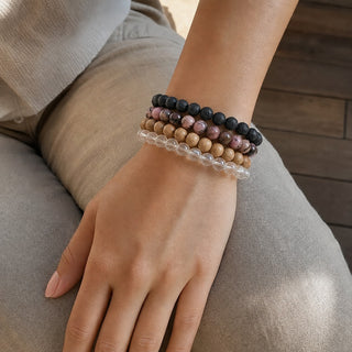 Rhodochrosite Bead Bracelet from Stonebridge Imports