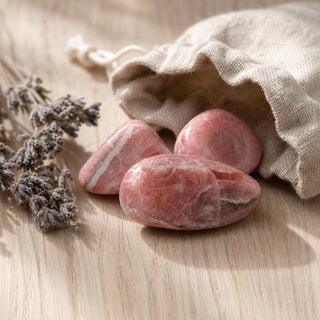 Rhodochrosite E Tumbled Stones #0 - 3 Pack from Stonebridge Imports