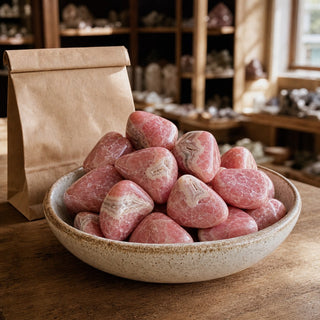 Rhodochrosite E Tumbled Stones #0 from Stonebridge Imports