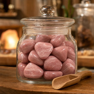 Rhodochrosite E Tumbled Stones #1 - 3 Pack - 7/8-1 1/4" from Stonebridge Imports