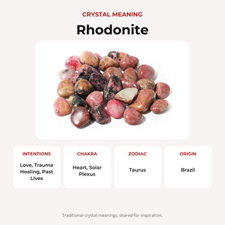 Rhodonite Light Tumbled Stones from Stonebridge Imports