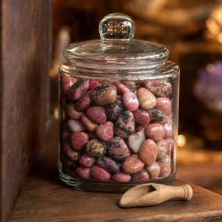 Rhodonite Light Tumbled Stones from Stonebridge Imports