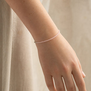 Rose Quartz Bracelet - 2-3mm from Stonebridge Imports