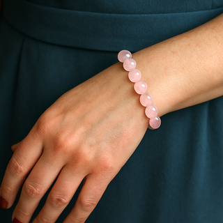 Rose Quartz Bead Bracelet from Stonebridge Imports