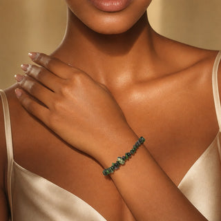 Ruby Zoisite Chip Bracelet from Stonebridge Imports