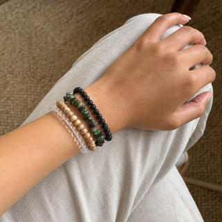 Ruby Zoisite Chip Bracelet from Stonebridge Imports