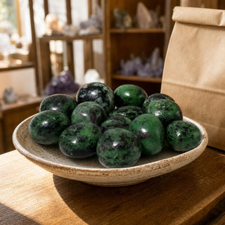 Ruby Zoisite Tumbled Stones from Stonebridge Imports