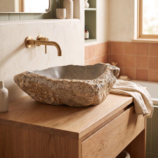 Soapstone Sink #3 (19") - in the bathroom