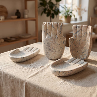 Hand Dish Sculpture - shop display