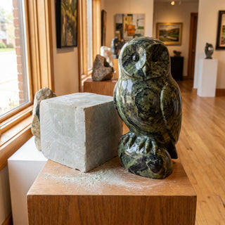 6x6x6 Carving Block - the finished sculpture
