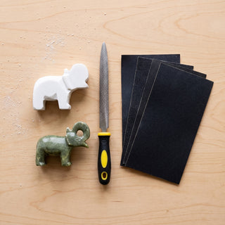 Beginner Animal Carving Kit - everything in the kit