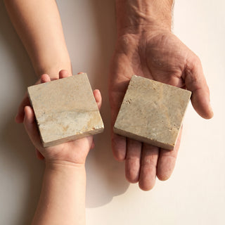 3x3x3/4 Class Pack (6) - held in one hand for scale