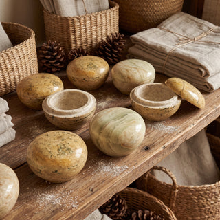Round Trinket Box 3" - on a gift-shop shelf
