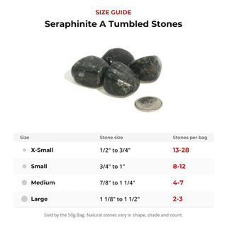 Seraphinite A Tumbled Stones from Stonebridge Imports