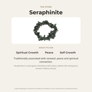 Seraphinite Chip Bead Bracelet from Stonebridge Imports
